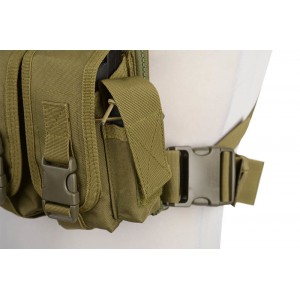 Commander Chest Rig Tactical Vest - Olive Drab (GFT)